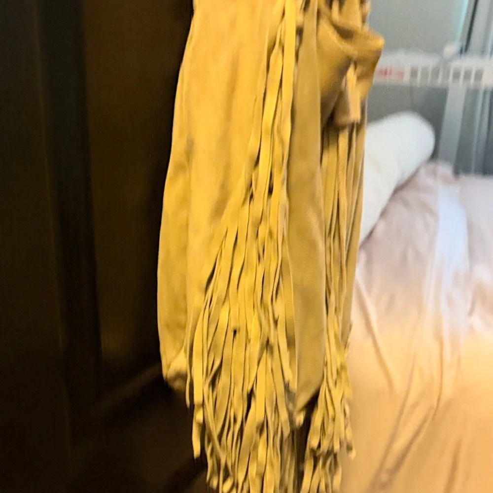 Suede Fringe Bucket Bag - Picture 7 of 13
